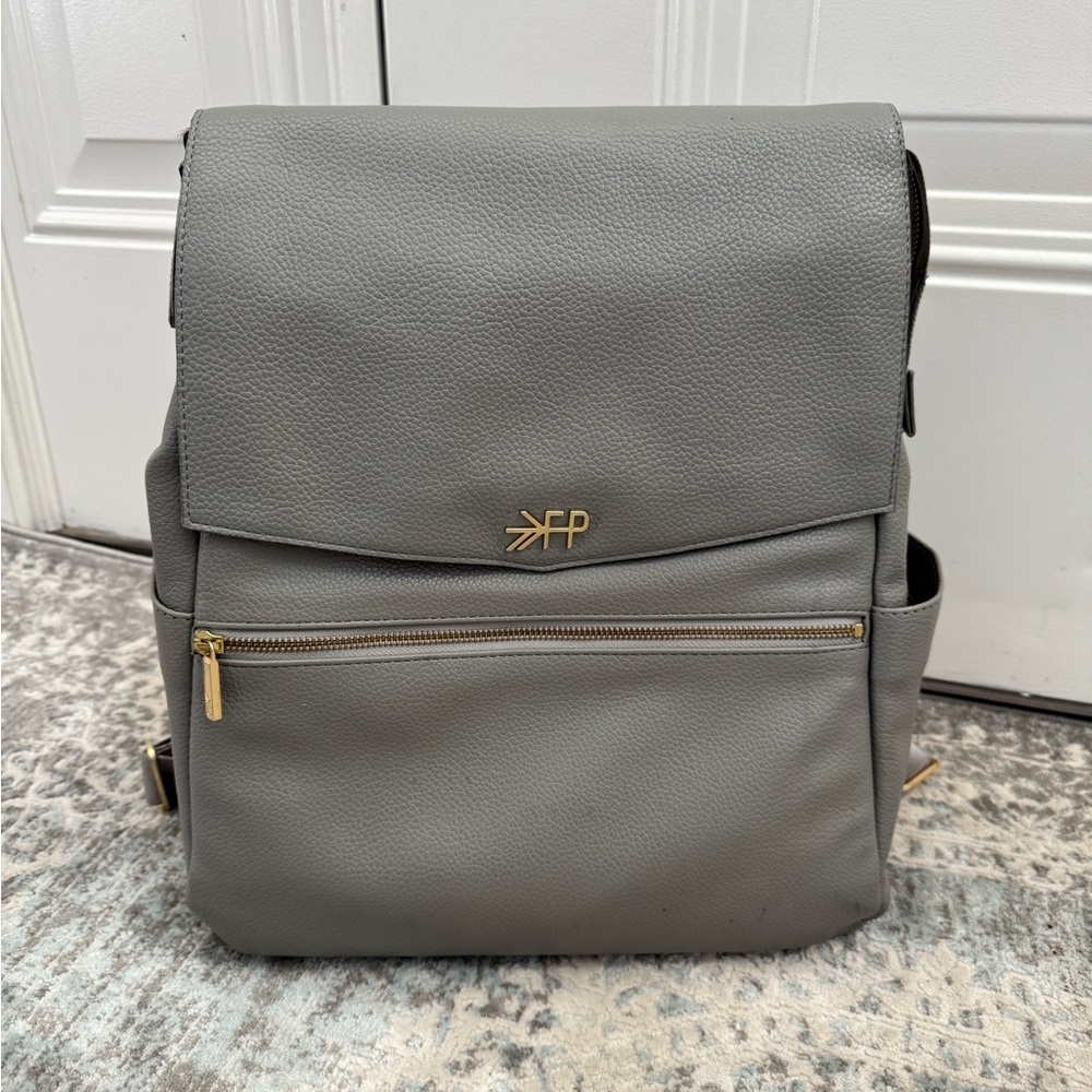 Freshly Picked Classic Stone Diaper Bag